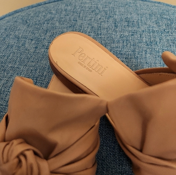 Pertini leather women shoes, size 8, nude - Picture 2 of 7